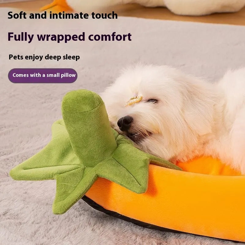 A washable cloth dog mat shown in purple, sized for a large dog.