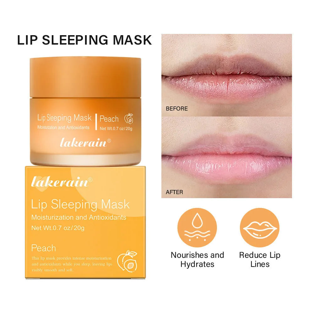 Sleep lip balm 20ML hydrating overnight treatment tube with solid colour finish