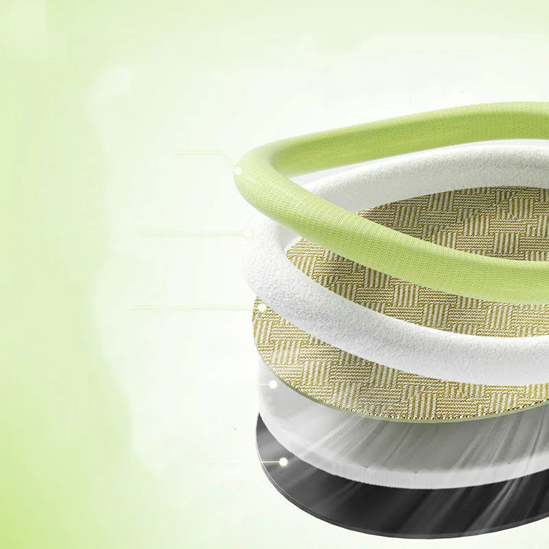 Fruit-shaped pet cooling mat with backrest in green or yellow colour options