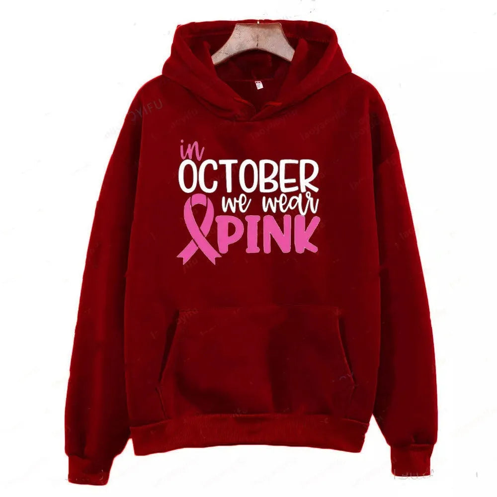 Graphic print pullover sweatshirt with retro design and side seam pockets.