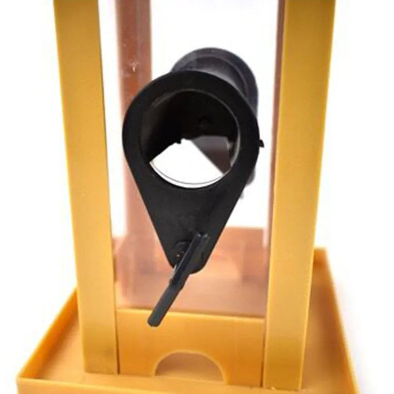Hook type solar lamp bird feeder in plastic for small birds hanging outdoors