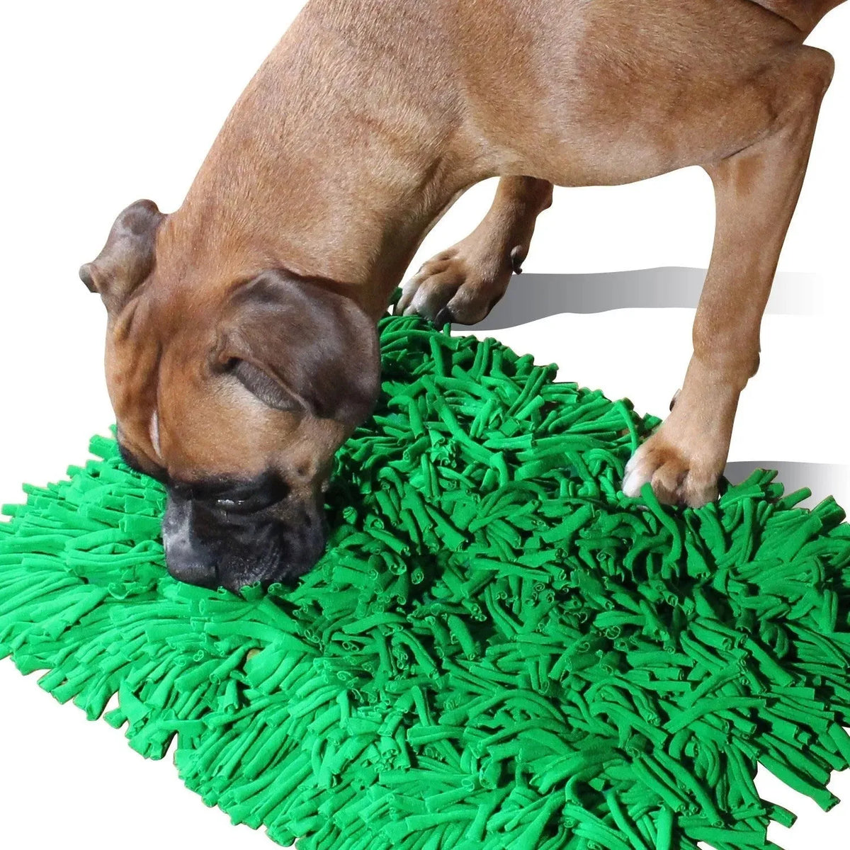 Grey polyester dog sniffing pad measuring 30x45cm for indoor sniffing activity