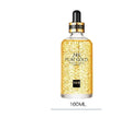 24K gold nicotinamide stock solution serum in bottle with dropper, lightweight gel formula for anti-aging and brightening