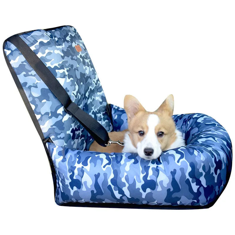 Cloth car kennel cushion for small and medium dogs 50x50x20cm washable travel seat