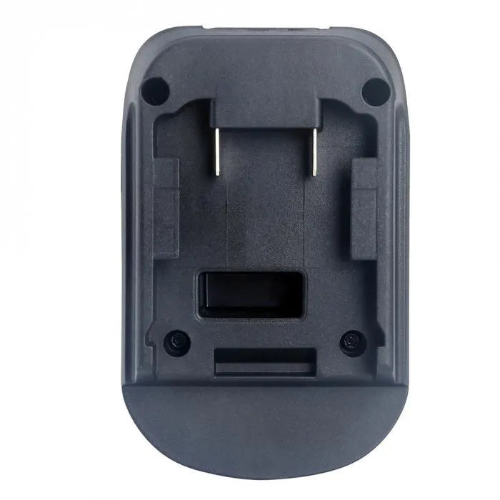 Black Milwaukee DM18M to Makita H99F power tool battery adapter converter