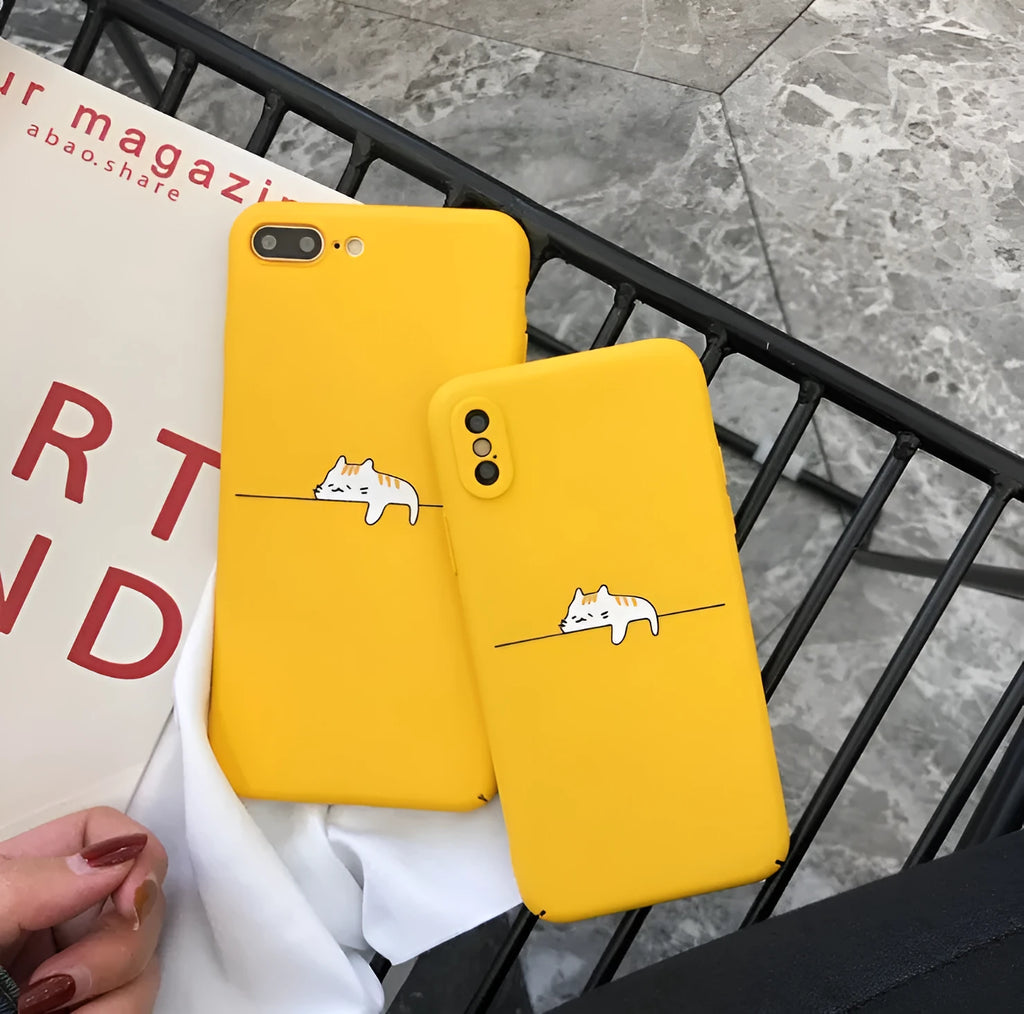 Cartoon giraffe phone case in soft TPU silicone for iPhone XR XS Max X 6 6S 7 8 Plus and other models