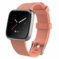 Fitbit Versa Lite replacement wrist strap in multiple colours showing large and small size options
