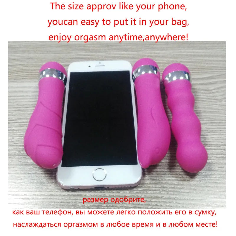 Six styles of mini realistic dildos for women with vaginal and anal stimulation options