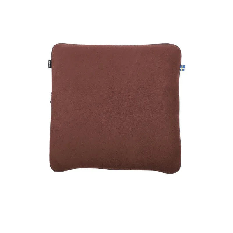 Volvo car headrest neck pillow with lumbar support cushion in minimalist design