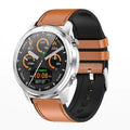 LEMFO LF26 smart bracelet with 1.3-inch screen shown in Silver colour on a wrist.