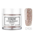10ml nail polish powder bottle for natural nails with shade code label