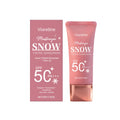 50g tube of moisturising whitening sunscreen with light cream texture on clean surface