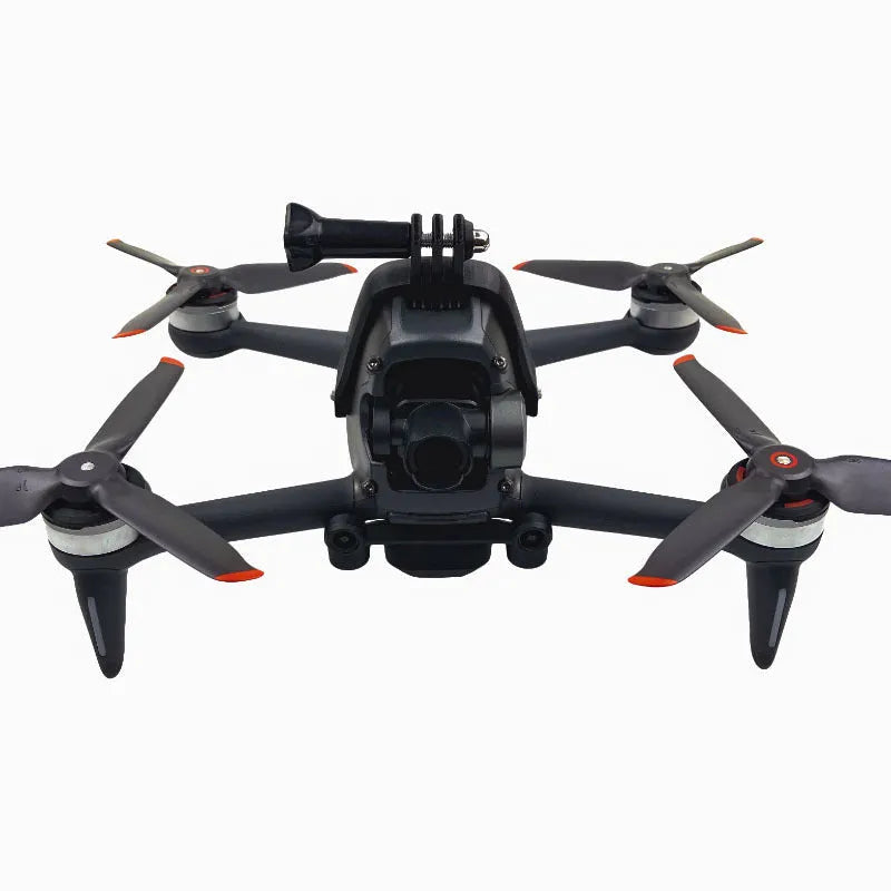 3D printed action camera expansion bracket with soft sponge padding for drone mounting