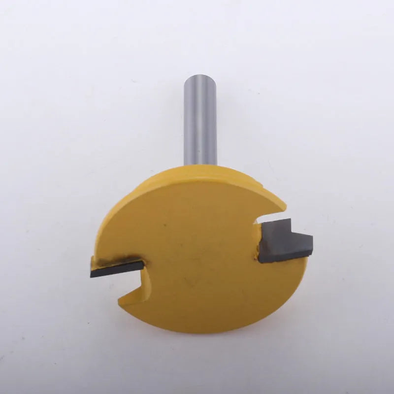 CHWJW 8mm shank straight rail and stile router bit with yellow hard alloy body