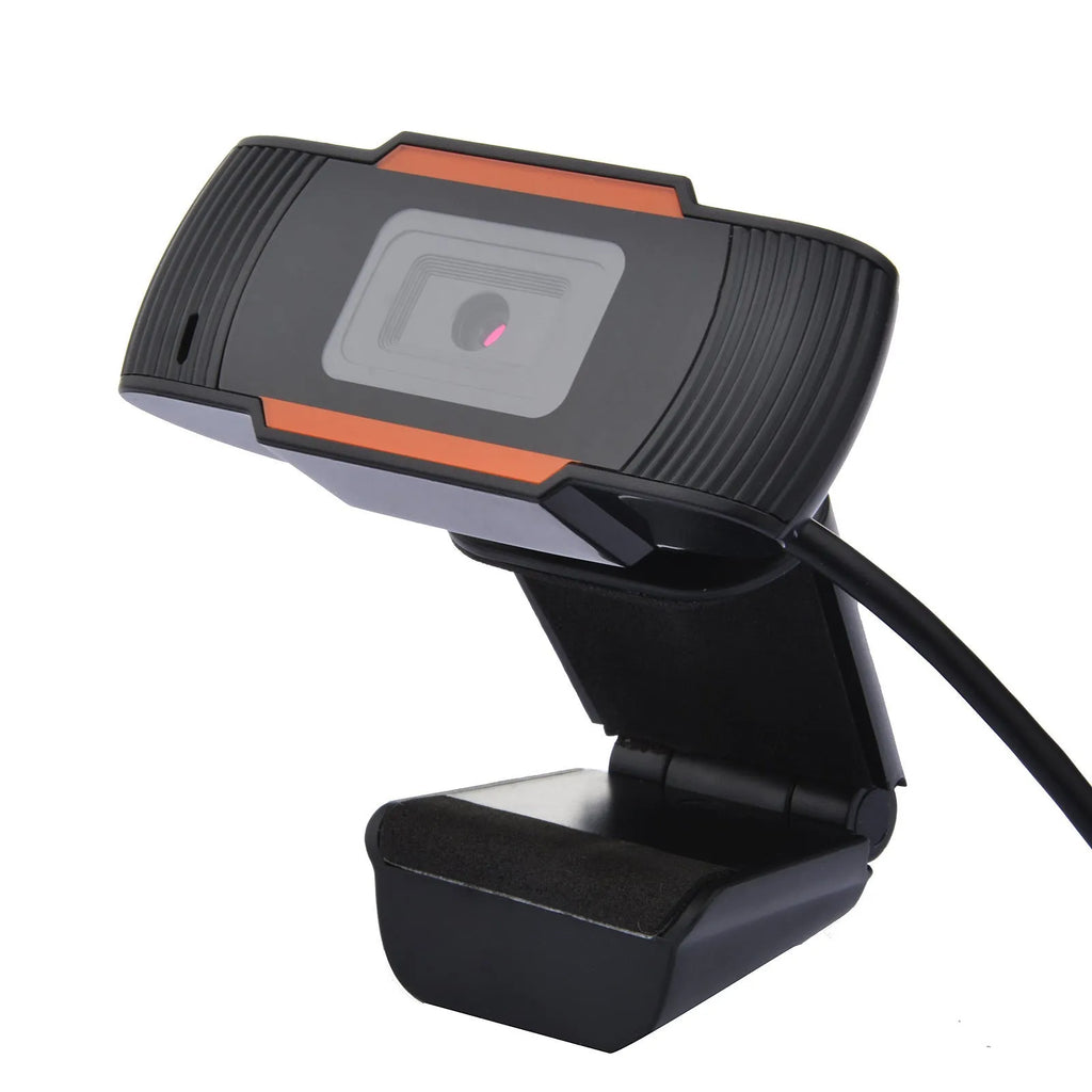 12.0MP USB 2.0 web cam in black and silver with built-in microphone and 140cm cable