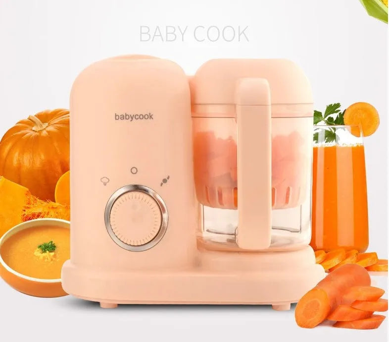 Green baby food processor steamer and blender with 10 litre capacity