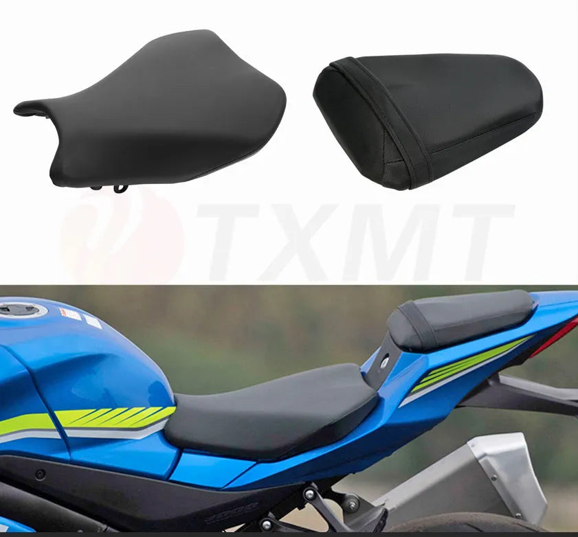Suzuki GSXR1000 motorcycle seat covers in PU leather with front and rear set options