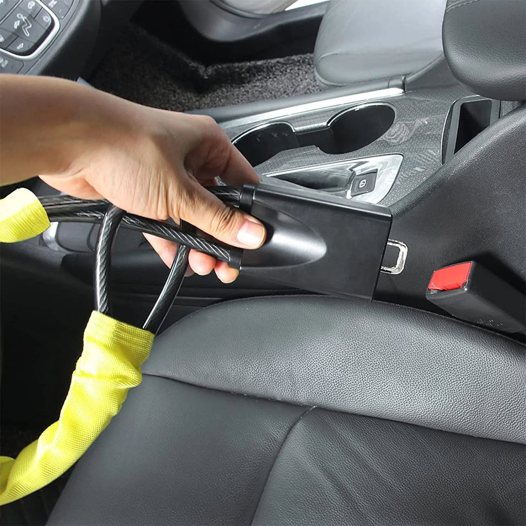 Car steering wheel wire rope lock in red, yellow or black colour for General Motors vehicles