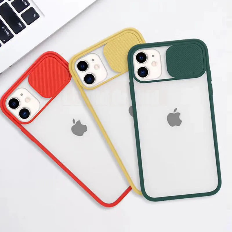 Frosted frame silicone iPhone case in pure colour options showing model-specific fit