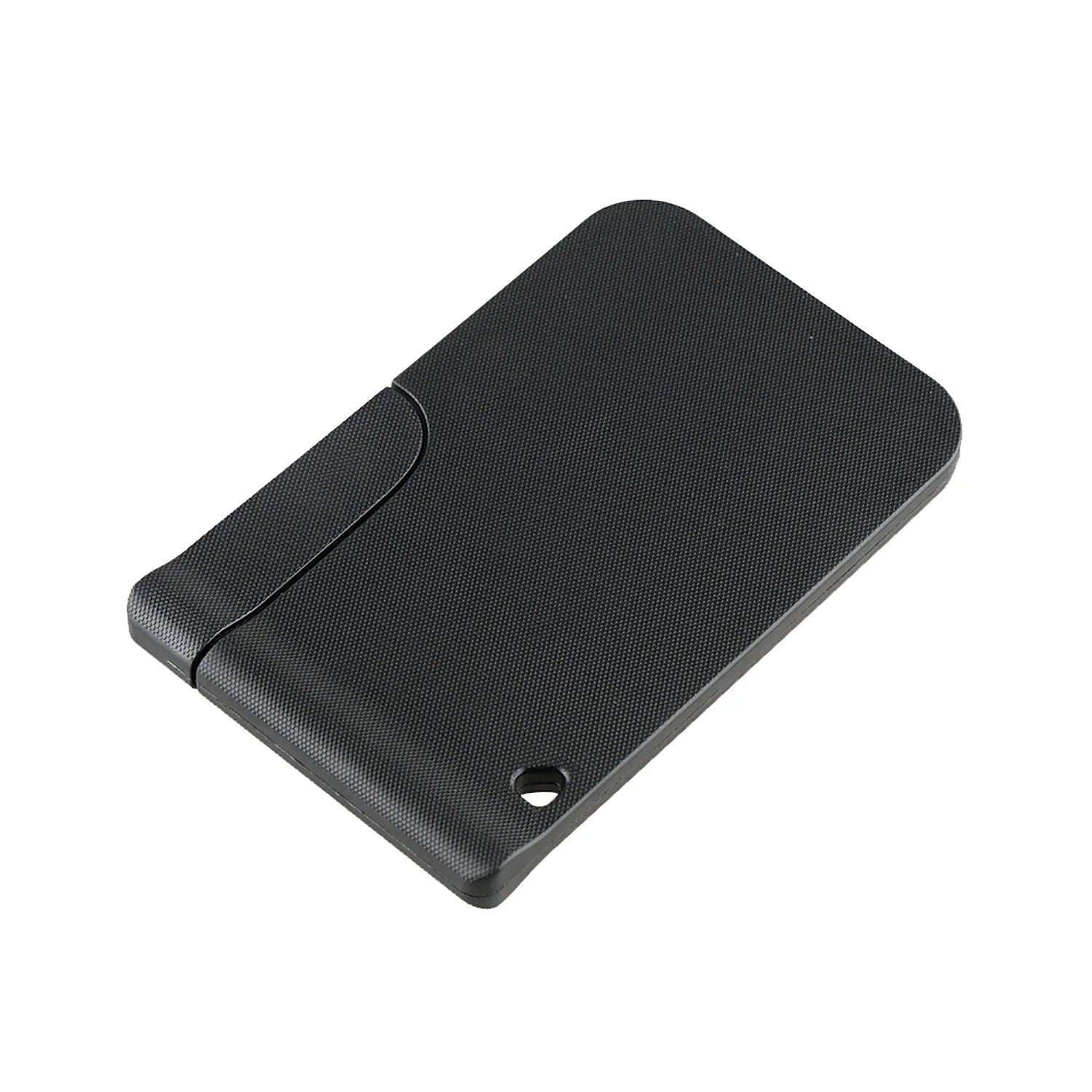Black button smart remote key fob for Renault Megana with three buttons and screen printing card buckle option