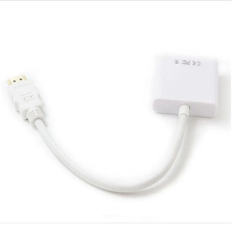 HDMI to VGA converter adapter with 0.3 metre cable for set-top box connection