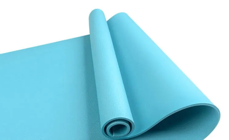 EVA foam yoga mat in choice of colours with 4mm or 6mm thickness options
