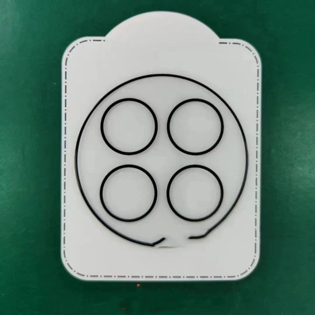 Tempered glass camera lens protector for OnePlus 12, Find N3, and OnePlus 11 phones with black ring design.