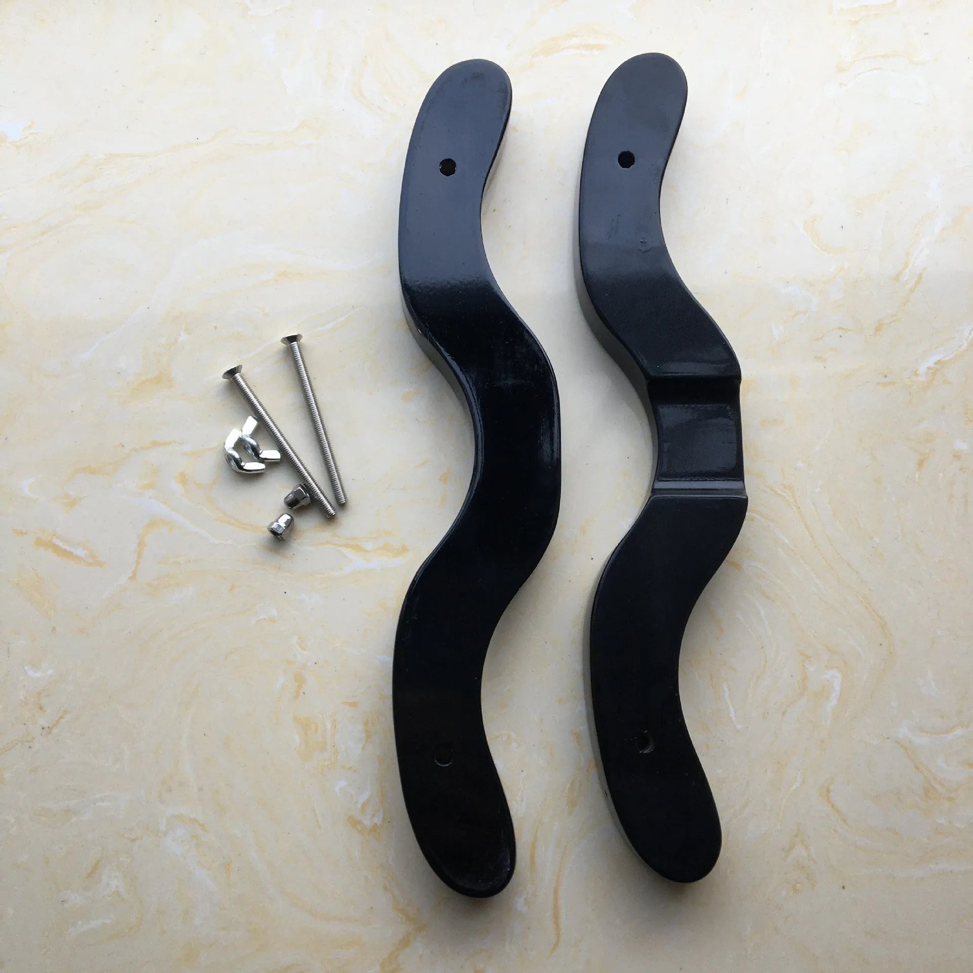 Creative Household wooden clip toy in wood colour and black finish