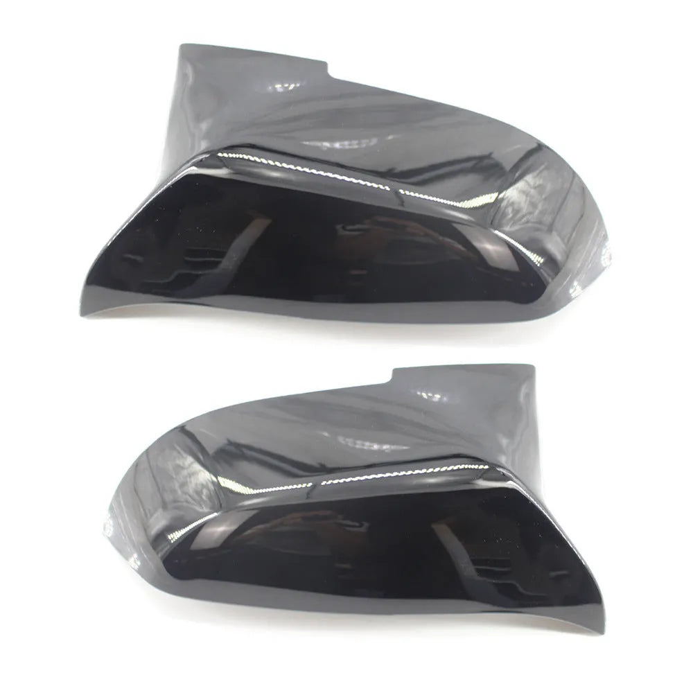 BMW horn rearview mirror shell replacement part in Paint Bright Black for F-Series vehicles