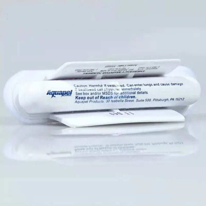 Blue universal car wiper cloth 11.5 cm for rain repellent windshield cleaning on white plastic handle