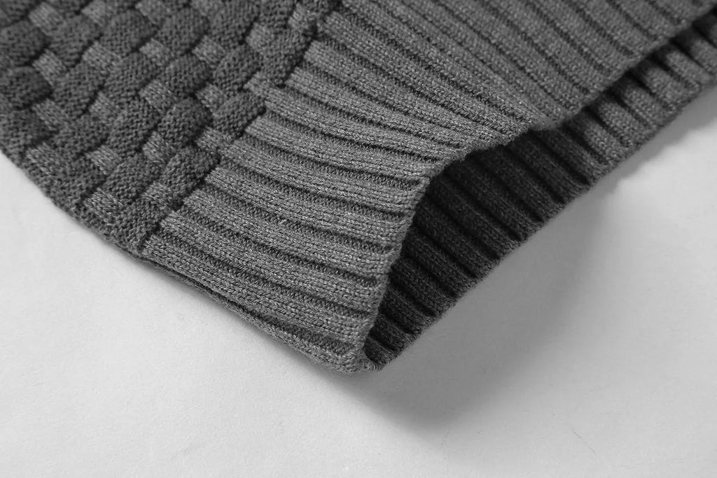 Men's black cotton-polyester hooded sweatshirt on a hanger