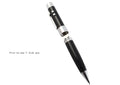 Multi-function USB pen with metal shell and laser pointer, black colour, USB 2.0 connector