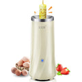Beige white multifunctional mini breakfast machine with compact design for automatic breakfast preparation
