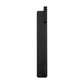 15 cm aluminium bookmark ruler with laser-engraved scale in black, grey or silver finish