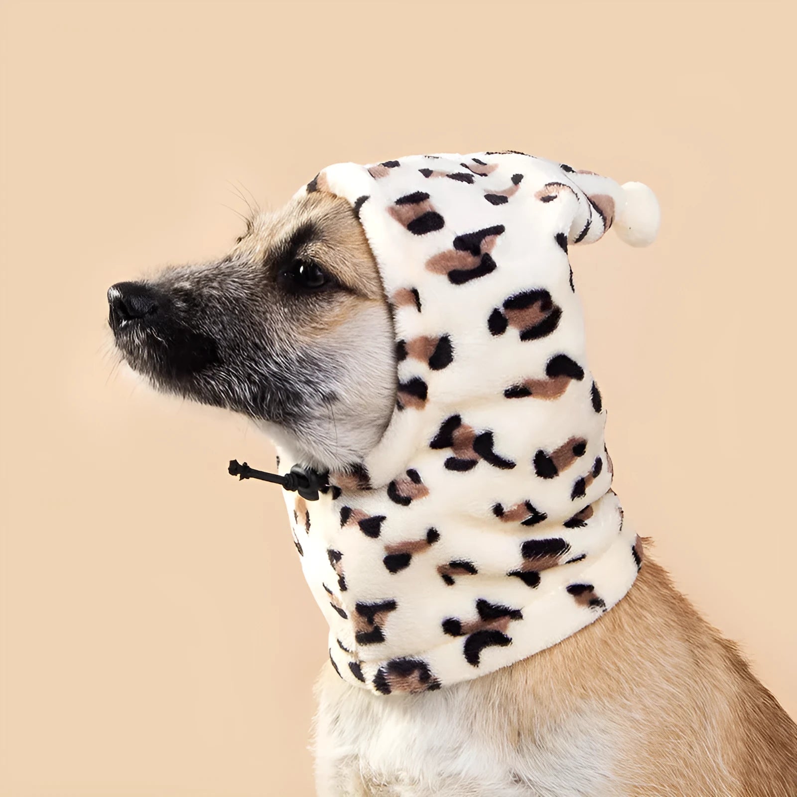 Bear design rabbit ears pet headband for dogs and cats in cloth fabric