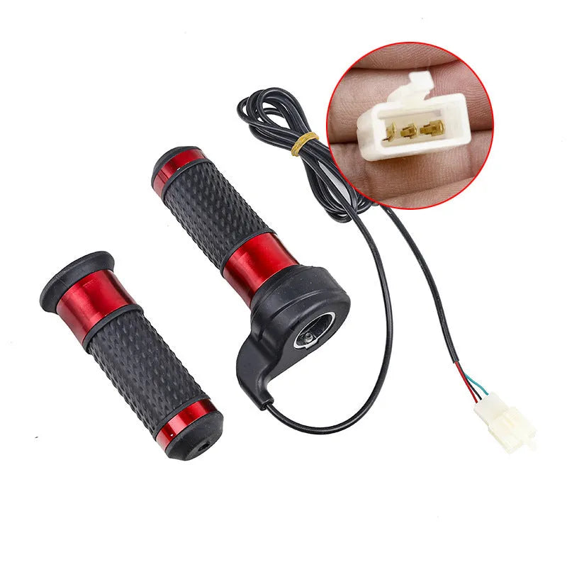 Three-wheel electric car modification accelerator handle with rotating three-speed mechanism