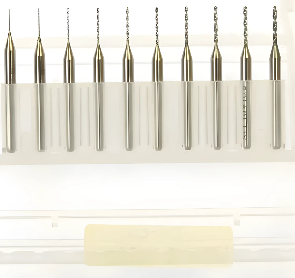 Tungsten carbide micro-engraving bits for industrial precision cutting applications