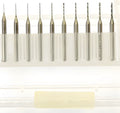 Tungsten carbide micro-engraving bits for industrial precision cutting applications