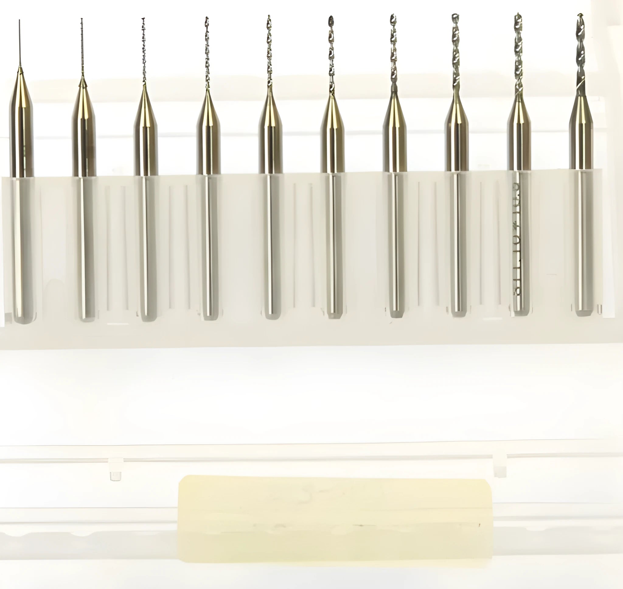 Tungsten carbide micro-engraving bits for industrial precision cutting applications