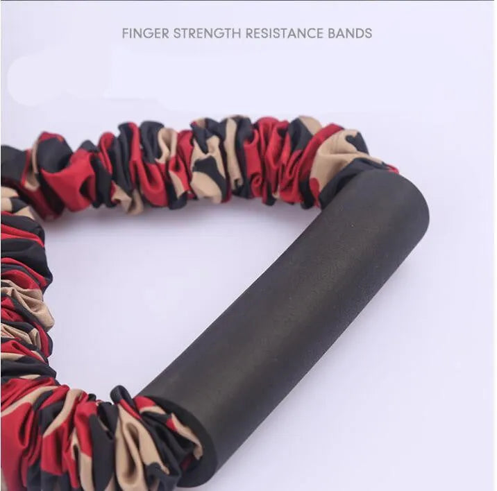 Resistance band chest expander in Blue, Coffee or Red, latex and nylon, about 90 cm, 20/30/40 lb