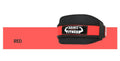 Nylon fitness weightlifting waistband in black, red or yellow available in sizes L, M, XL