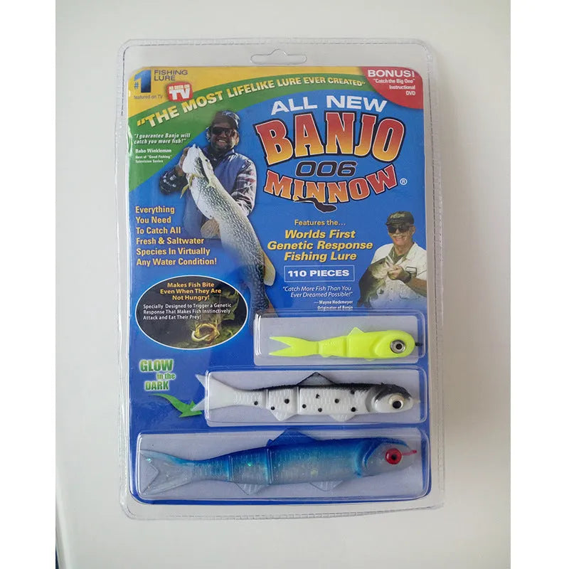 Blue PVC fishing bait set compact waterproof storage box for anglers