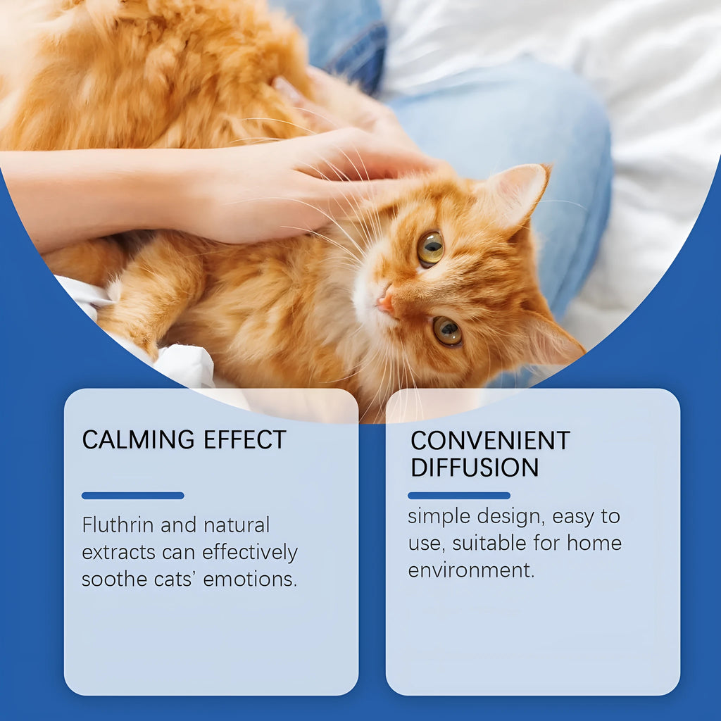 Cat Mood Diffuser Suit 45ml plug-in pet calming aroma diffuser for dogs and cats