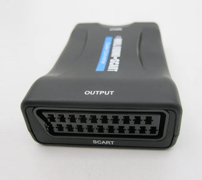 HDMI to SCART bidirectional converter supporting 1080P resolution and PAL NTSC signal conversion