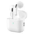 Wireless Bluetooth sports in-ear mini headset in black with charging compartment