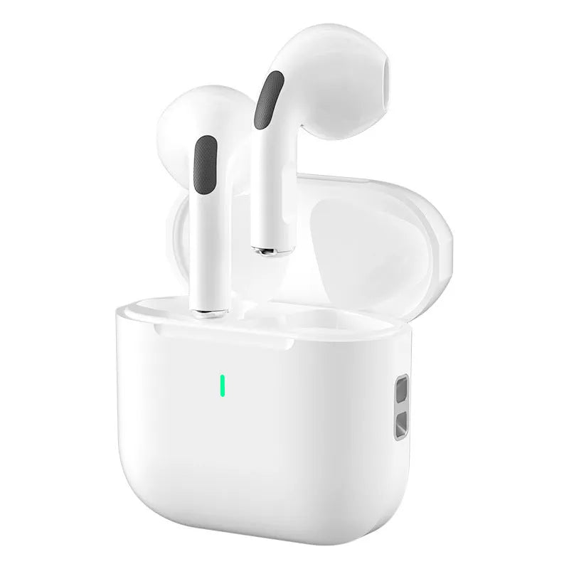 Wireless Bluetooth sports in-ear mini headset in black with charging compartment