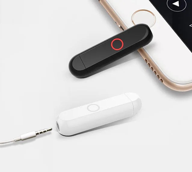 A1 Bluetooth audio receiver converter with 3.5mm plug for wired to wireless headphone conversion