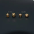 Brass decorative buckle for DIY crafts and jewellery making in various sizes