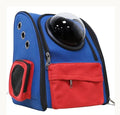 S1202 vertical dark green pet backpack with alloy frame for cats and dogs