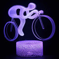 Sports competitive series 3D night light with cracked base, touch switch and remote control